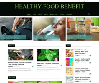 Healthyfoodbenefit.com(WordPress) Screenshot