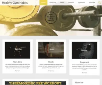 Healthygymhabits.com(Healthy Gym Habits) Screenshot