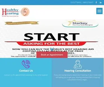 Healthyhearing.co.in(Hearing aid center in kolkata) Screenshot