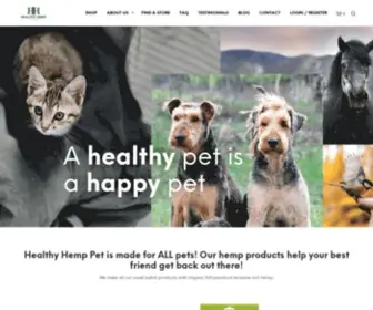 Healthyhemppet.com(Healthy Hemp Pet Company) Screenshot