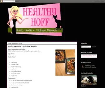Healthyhoff.com(A blog about health and nutrition with a dash) Screenshot