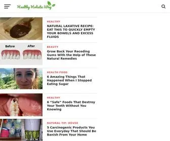 Healthyholisticway.com(Healthy Holistic Way) Screenshot