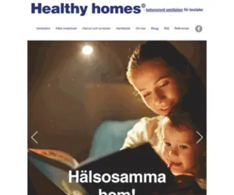 Healthyhomes.se(Healthy homes) Screenshot