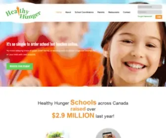 Healthyhunger.ca(Healthy Hunger) Screenshot