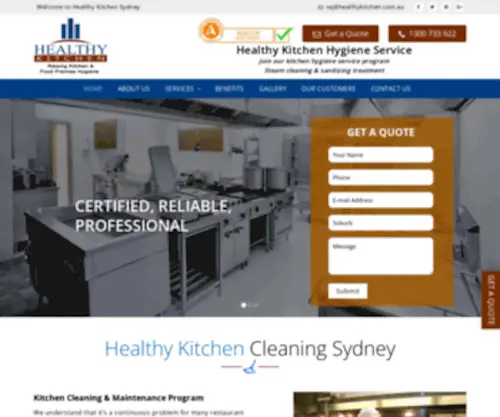 Healthykitchen.com.au(Commercial Kitchen Cleaning Sydney) Screenshot