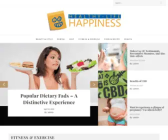 Healthylifehappiness.com(Health) Screenshot