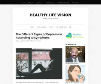 Healthylifevision.com(Healthy Life Vision) Screenshot