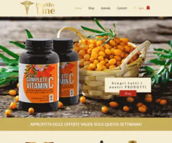 Healthyline.it(Integratori Alimentari Healhy Line Italia) Screenshot