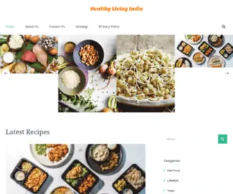 Healthylivingindia.net(Healthy Living India) Screenshot