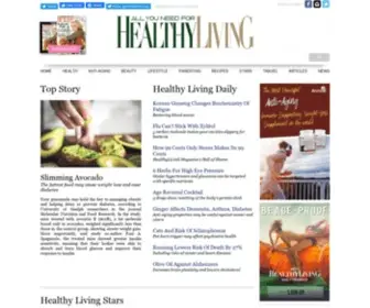 Healthylivingmagazine.us(Healthy Living Magazine) Screenshot