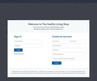 Healthylivingshop.com(Healthy Living Shop) Screenshot