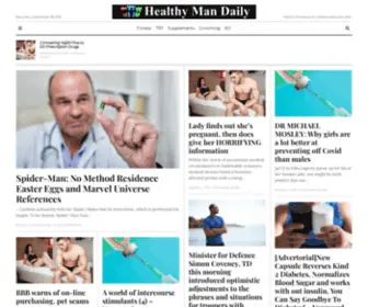 Healthymandaily.com(Healthy Man Daily) Screenshot