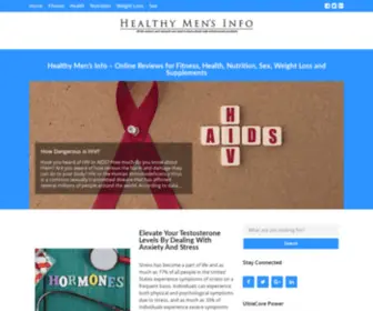 Healthymensinfo.com(Healthy Men's Info) Screenshot