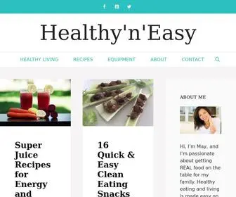 Healthyneasy.com(Healthy Living Made Easy) Screenshot