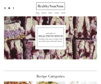 Healthynumnum.com(Healthy Num Num) Screenshot