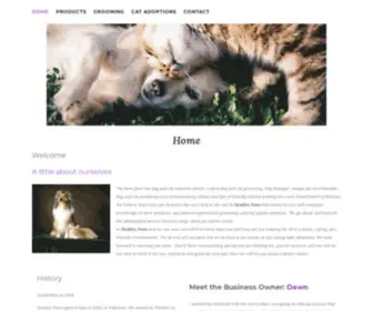 HealthypawsStore.com(World Class Grooming For Your Pets) Screenshot