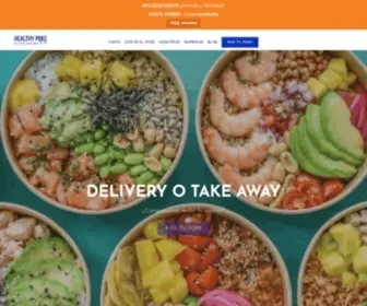 Healthypoke.com(Poke Bowls y Comida Saludable a Domicilio) Screenshot