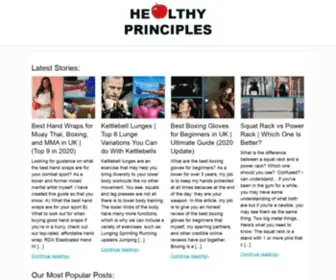 Healthyprinciples.co.uk(Healthy Principles) Screenshot