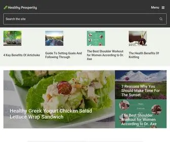 Healthyprosperity.net(Just another WordPress site) Screenshot