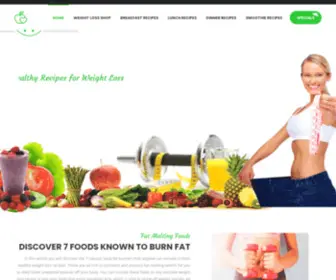 Healthyrecipesweightloss.com(Healthy Recipes Weight Loss) Screenshot