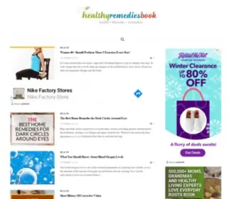 Healthyremediesbook.com(Natural cures) Screenshot