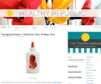 Healthyrepublic.com(Healthy Republic) Screenshot