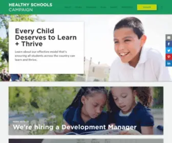 Healthyschoolscampaign.org(Web Hosting Services Crafted with Care) Screenshot