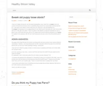 Healthysiliconvalley.org(WordPress) Screenshot