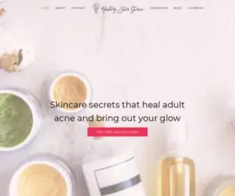 Healthyskinglows.com(Healthy Skin Glows) Screenshot
