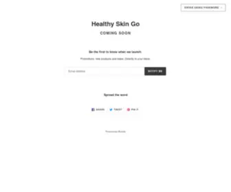 Healthyskingo.com(Healthy Skin Go) Screenshot