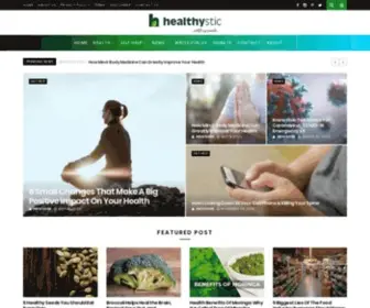 Healthystic.com(Healthystic) Screenshot