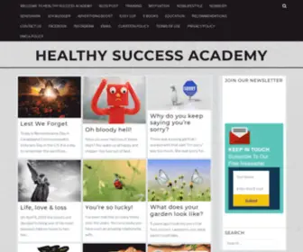 Healthysuccessacademy.com(Just another WordPress site) Screenshot