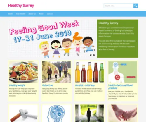 Healthysurrey.org.uk(Healthysurrey) Screenshot