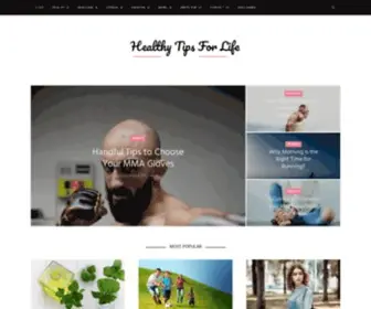 Healthytipsforlife.com(Healthy Tips For Life) Screenshot