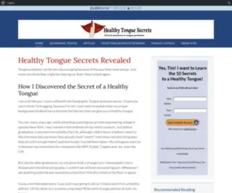 Healthytonguesecrets.com(Healthy Tongue Secrets Revealed) Screenshot