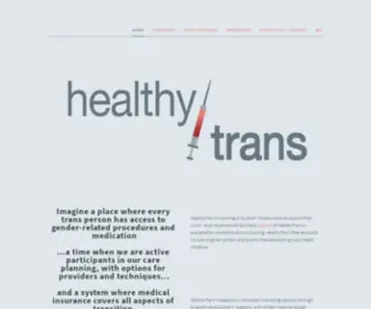 Healthytrans.com(Healthytrans) Screenshot