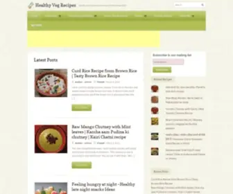 Healthyvegrecipes.com(Healthy Veg Recipes) Screenshot
