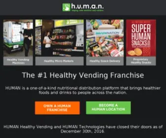 Healthyvending.com(HealthyYOU Vending) Screenshot