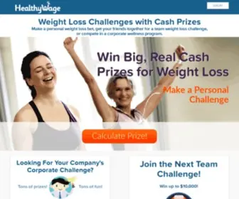 Healthywage.com Screenshot