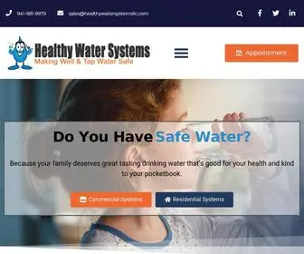 Healthywatersystemsllc.com(Healthy Water Systems Clean Drinking Water Specialists) Screenshot