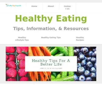 Healthywayhappylife.com(Healthy Way Happy Life) Screenshot