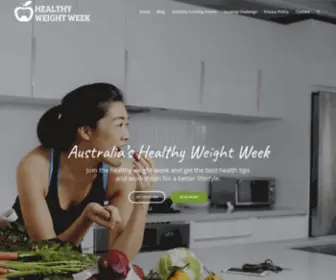 Healthyweightweek.com.au(Australia's Healthy Weight Week) Screenshot