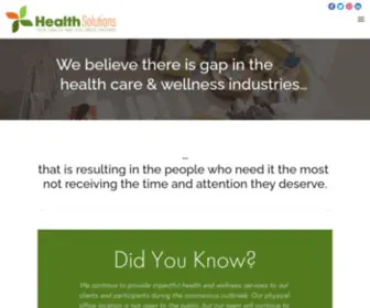 Healthywithhsi.com(Health Solutions) Screenshot