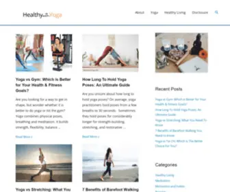 Healthywithyoga.com(Healthy With Yoga) Screenshot