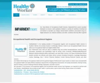 Healthyworker.ca(Healthy Worker) Screenshot