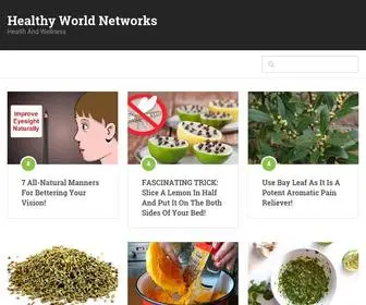 HealthyWorldnetworks.com(Health And Wellness) Screenshot