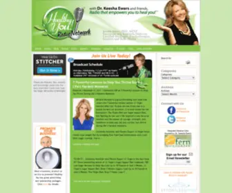 Healthyyouradio.com(Healthyyouradio) Screenshot