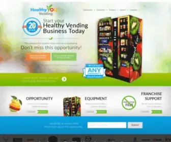 Healthyyouvending.com(HealthyYOU Vending) Screenshot