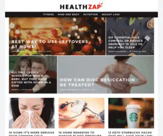 HealthZap.co(Keeping You Healthy) Screenshot