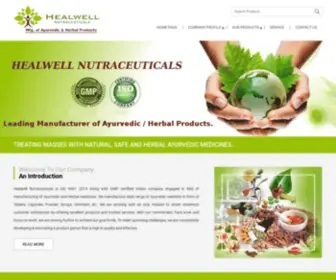 Healwellherbals.com(HEALWELL NUTRACEUTICALS) Screenshot